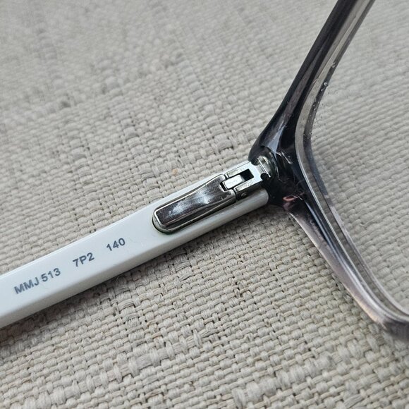 Marc By Marc Jacobs Girls Eyeglases White/Gray MMJ513 7P2 54[]16 140 Frame - Picture 8 of 15